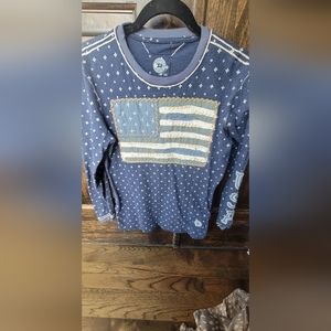 Double D Ranch Old Glory Tee XS